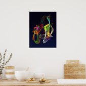 Poster Fractal - Poisson Tropical (Cuisine)