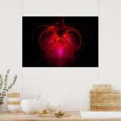 Poster Fractal - Science - Le réseau neuronal (Cuisine)