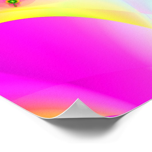 Poster Fractal Tie Dye (Coin)