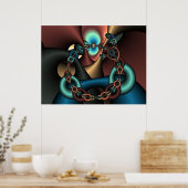 Poster Fractale 447 (Cuisine)