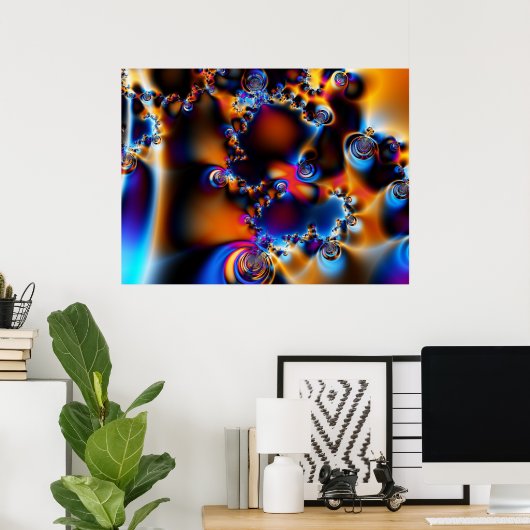 Poster Fractale 511 (Bureau à domicile)