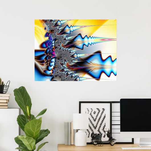 Poster Fractale 511 (Bureau à domicile)