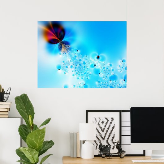 Poster Fractale 515 (Bureau à domicile)