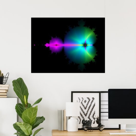 Poster Fractale 529 (Bureau à domicile)