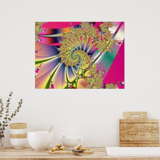 Poster Fractale 611 (Cuisine)