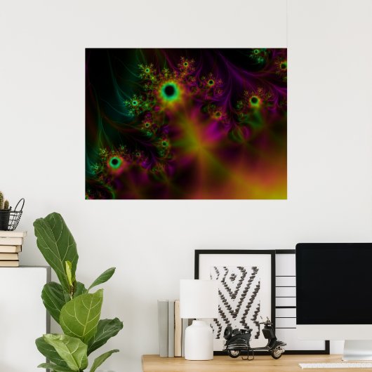 Poster Fractale 731 (Bureau à domicile)