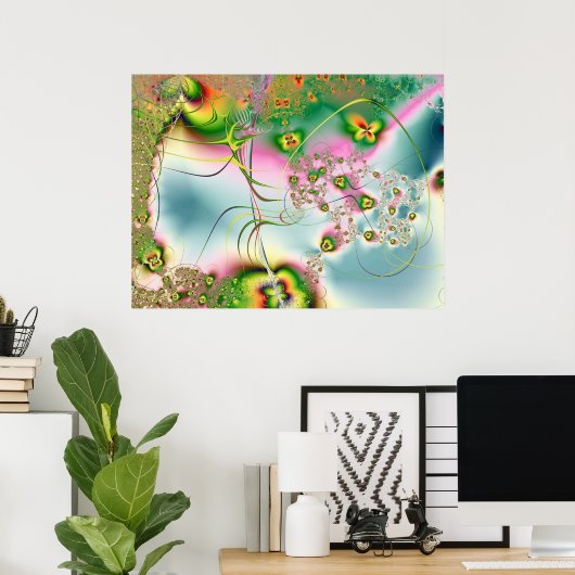 Poster Fractale 817 (Bureau à domicile)