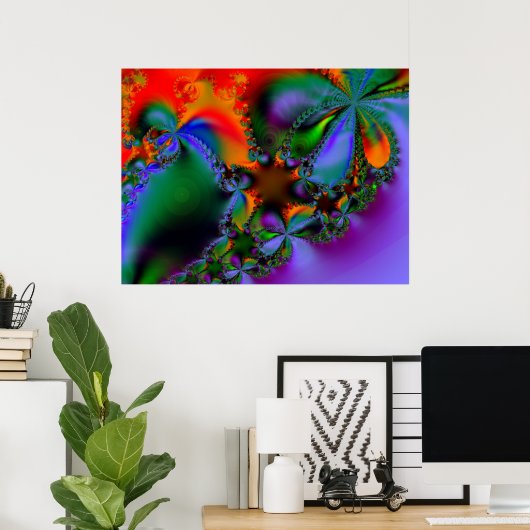 Poster Fractale 826 (Bureau à domicile)