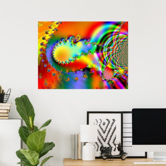 Poster Fractale 871 (Bureau à domicile)