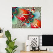 Poster Fractale 887 (Bureau à domicile)