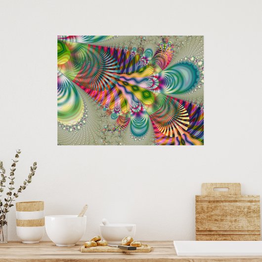 Poster Fractale 887-2 (Cuisine)