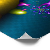 Poster Fractale colorée Starburst (Coin)