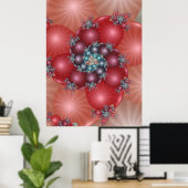 Poster Fractale de corail onirique (Bureau à domicile)