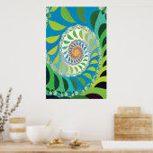 Poster Fractale de la colonie d'abeilles (Cuisine)