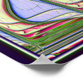 Poster Fractale de l'aquarium (Coin)