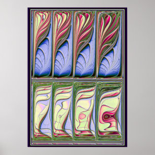 Poster Fractale de l'aquarium