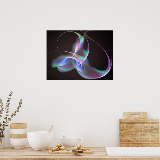 Poster Fractale de l'honnêteté (Cuisine)