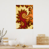 Poster Fractale de Mandelbrot (Cuisine)