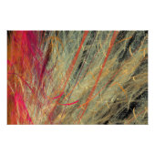 Poster Fractale de plumes (Devant)