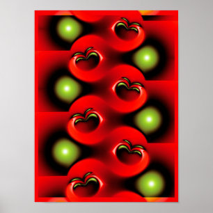 Poster Fractale de pommes