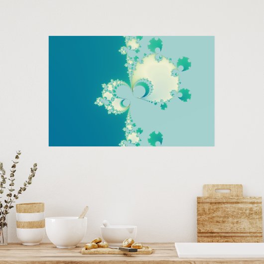 Poster Fractale des champignons (Cuisine)