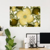 Poster Fractale sous-fleur (Bureau à domicile)