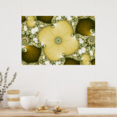 Poster Fractale sous-fleur (Cuisine)