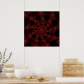 Poster Fractale Spiderweb (Cuisine)