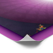 Poster Fractale spirale colorée (Coin)