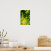 Poster Fractale verte brillante (Cuisine)