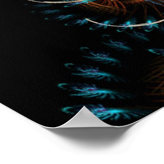 Poster Fractalphee Moon (Coin)