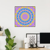 Poster Fractalscope 3 (Bureau à domicile)