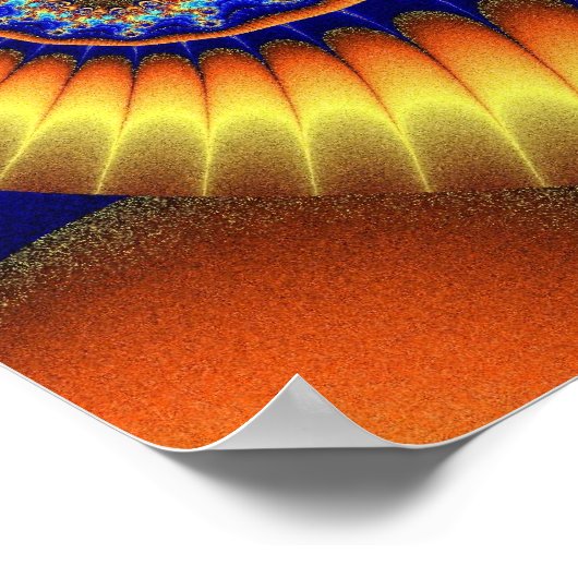 Poster Fractalscope céleste (Coin)