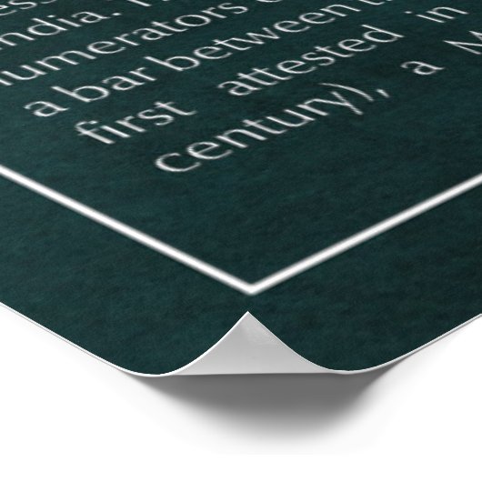 Poster Fraction (Coin)