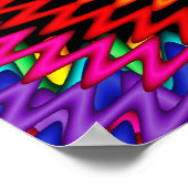 Poster fractionné arc-en-ciel (Coin)