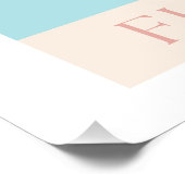 Poster Fractionnement du Flamant rose (Coin)