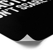 Poster Fractions Dont Scare Me _ Funny Math Teacher  (Coin)