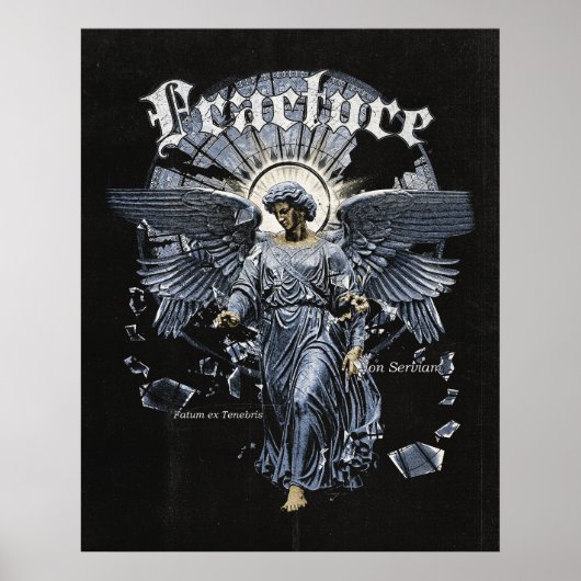 Poster Fracture - Conception de streetwear gothique (Devant)