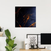 Poster Fracture Dorée (Bureau à domicile)