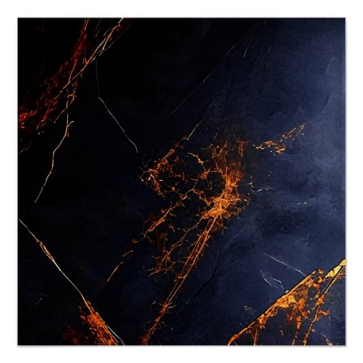 Poster Fracture Dorée (Devant)