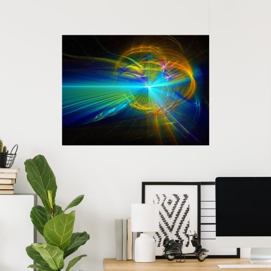 Poster Fracture quantique -2007 (Bureau à domicile)