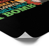 Poster Fragile Comme Une Fleur Mais Une Bombe Féministe 2 (Coin)