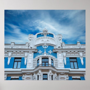 Poster Fragment Art Nouveau (Jugenstil). L'arc