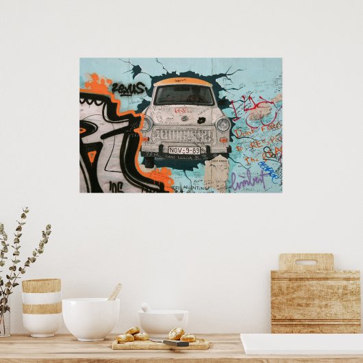 Poster Fragment du mur de Berlin (Cuisine)