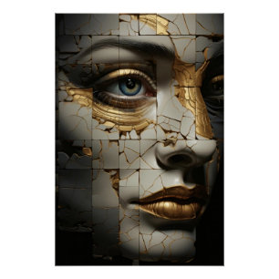 Poster Fragments d'auto brillant