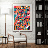 Poster Fragments de rythme urbain