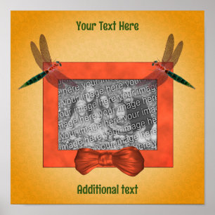 Poster Fragments Dragonflies Créez votre propre photo