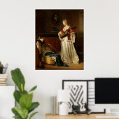 Poster Fragonard & Gérard Enfant endormi reproduction d'a (Bureau à domicile)