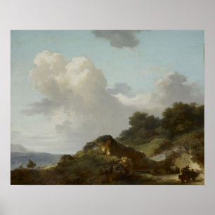 Poster Fragonard - Jean-Honoré en profil