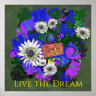 Poster Fraîche Vivid Colorful Fun Happy